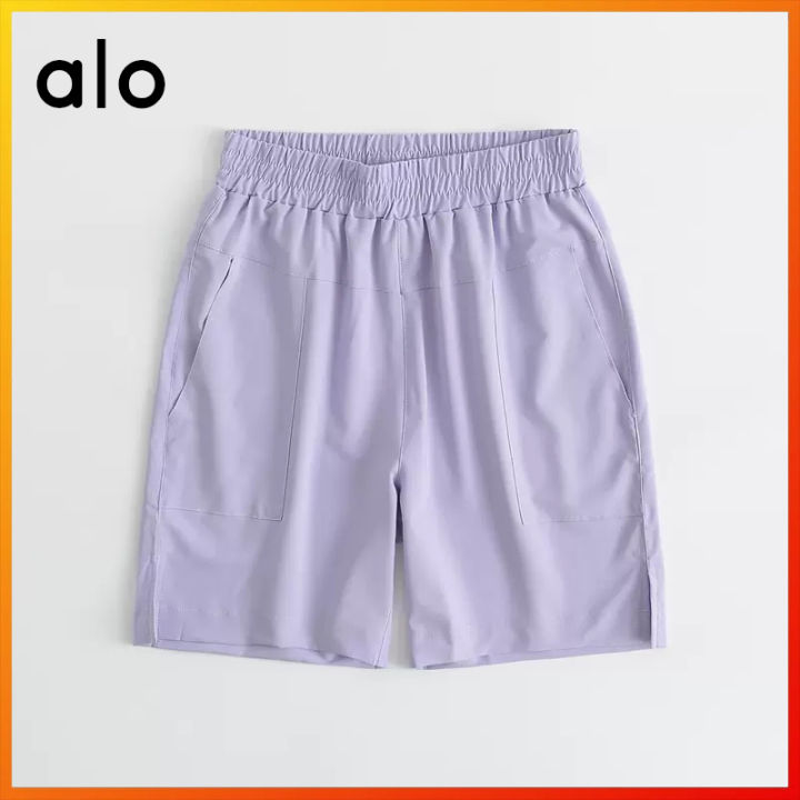 alo-five-point-loose-sports-shorts-womens-running-training-fitness-yoga-pants-gnb