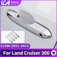 For Toyota Land Cruiser 300 2021 2022 2023 Outside Door Handles Decoration LC300 Exterior Upgraded Essories Chrome Tuning