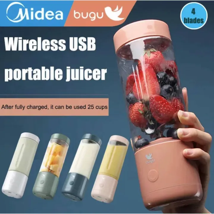 Hanabishi Power Juicer Hpj 100 Midea Bugu 400ML Fruit Blender Portable