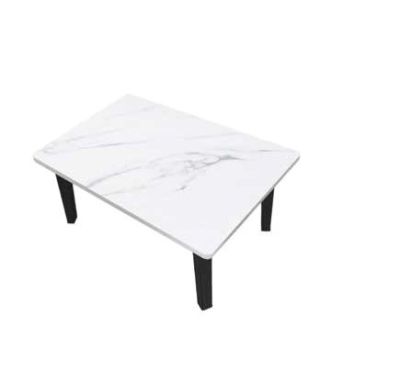 โต๊ะญี่ปุ่นสี่เหลี่ยม 40X60 เซนติเมตร สวยงาม ดีไซน์ลายหินอ่อนขาว