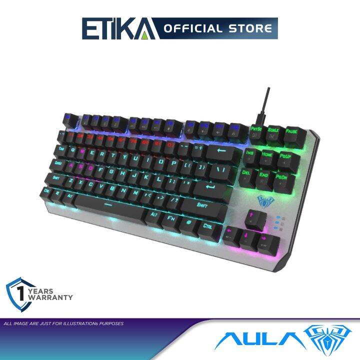 AULA F2067 Wired Mechanical TKL Gaming Keyboard with software Lazada