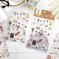 Diy Cute Food Warm Home Decorative Diary Album Calendar Adhesive Sticker Scrapbooking Craft Stickers Labels