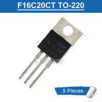 5ชิ้น F16C20CT ถึง-220 F16C 20CT 16A TO220/200V เครื่องปรับกระแสสลับให้เป็นกระแสตรงไดโอดใหม่ IC