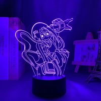 3d Lamp My Hero Academia Tsuyu Asui for Bedroom Decoration Birthday Led Night Froppy