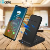 ZZOOI 15W Wireless Charger Station Dock for Samsung S22 S21 S20 Note 20 IPhone 14 13 12 11 Pro XS XR X 8 Induction Fast Charging Stand