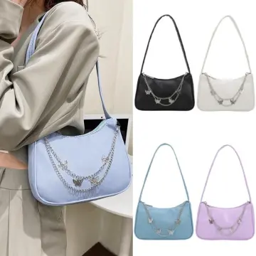 Women's Bag 2022 Trend PU Leather Messenger Bag Vintage Butterfly