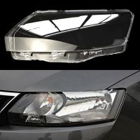 Car Front Headlight Glass Head Light Transparent Lampshade Lamp Shell Auto Lens Cover Styling for Skoda Rapid 2013-2016