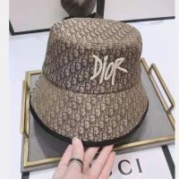 D. IOR พิมพ์ลาย Topi Bucket สองด้านแบบสบายๆใหม่