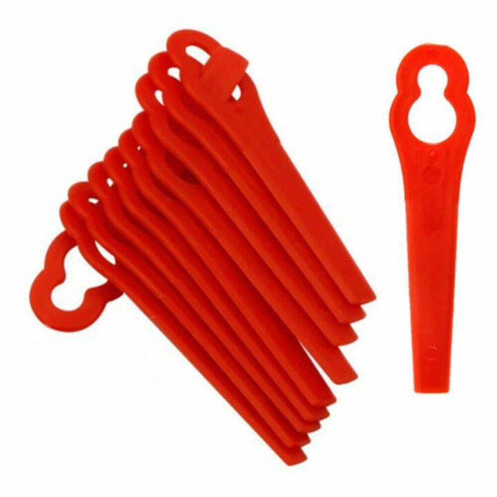 50Pcs Plastic Blades For KULLER OZITO Grass Trimmer Lawn Mower Brush ...