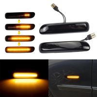 Car Smoked LED Dynamic Side Marker Light Turn Signal Blinker for BMW 3 Series E46 Coupe1997-2001