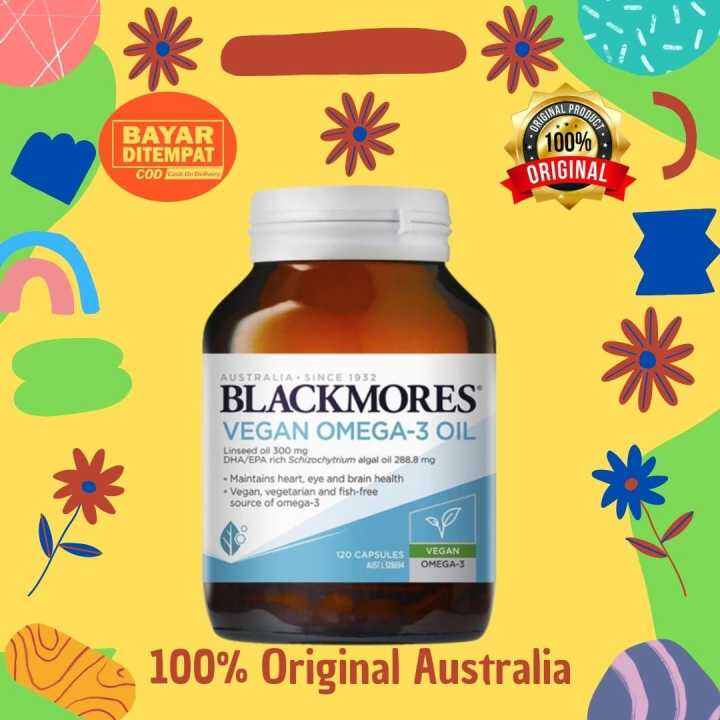 Blackmores Vegan Omega3 oil 120 Capsules Lazada Indonesia