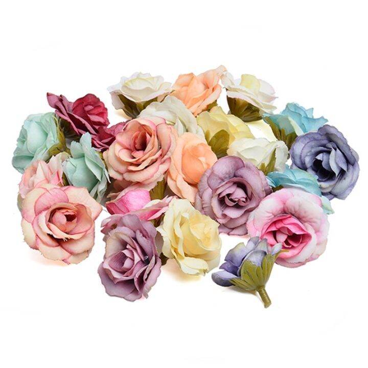 10pcs-4cm-artificial-flower-silk-rose-cloth-fake-flower-head-wedding-party-home-decoration-diy-scrapbooking-wreath-accessories