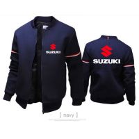 SUZUKI เสื้อคลุมกันหนาวชายติดซิป