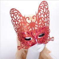 2019 Christmas Masquerade Party Mask Venetian Princess Mask Gold Powder Butterfly Mask