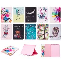 Fashion Painted Case Cover For Samsung Galaxy Tab S3 9.7 9.7" SM-T820 T820 T825 Tablet Case Fundas Stand Wallet Shell + Pen