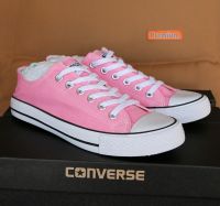 คอนverse All Star(Classic) Pink - Free box รุ่นฮิต สีชมพู รองเท้าผ้าใบ คอนเวิร์ส ได้ทั้งชายหญิง ฟรีกล่อง!!!