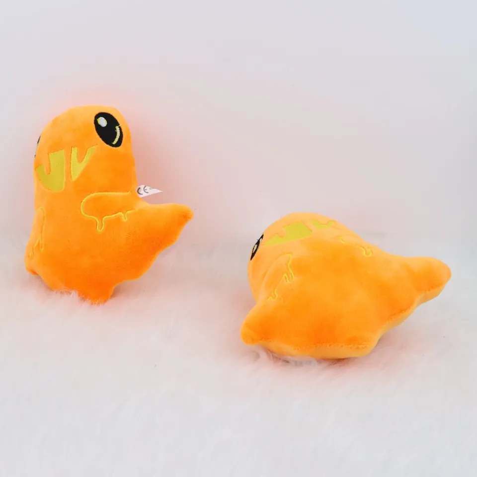 18cm Scp-999 Plush Toy Tickle Monster Kawaii Orange Anime Cartoon Character  Plushie Soft Stuffed Animal Toys Gift For Kids