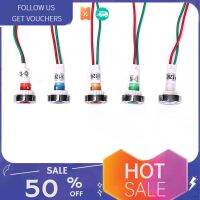 【Flash Sale】Car เรือ12V 10มม.ชุดสัญญาณไฟ LED Light Pilot แผงแดชบอร์ดไฟสัญญาณเตือนแบบมีสาย