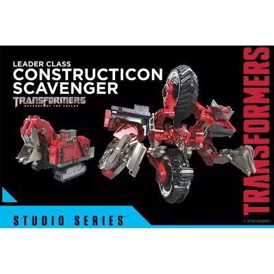 Hasbro Transformers Studio Series SS55 Constructicon Scavenger 25Cm Leader Class Original Action Figure Kid Toy Gift Collection