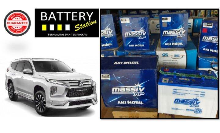 Aki mobil mitsubishi pajero sport nx120-7l 95d31l massiv xp 12v 100ah
