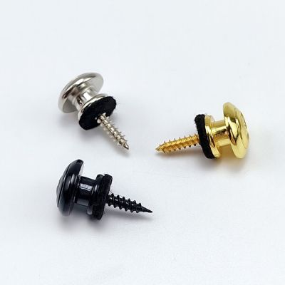 ；‘【；。 30Pcs High Quality Mushroom Guitar Strap Locks Metal Strap Buttons With Mounting Screws For Guitar Bass Ukulele