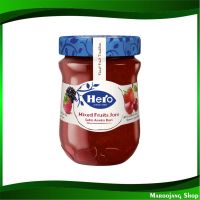 จัดโปร?แยมผลไม้รวม ฮีโร่ 340 กรัม แยม แยมผลไม้ Mixed Fruit Jam Aro