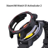 Case For Xiaomi Mi Smart Watch S1 Active Version Smart Watch TPU Shell Protector Cover Strap for Xiaomi Watch Color 2