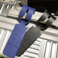 【DT】 hot  Women Men PU Leather Luggage Tag Suitcase Identifier Label Baggage Boarding Bag Tag Name ID Address Holder Travel Accessorie