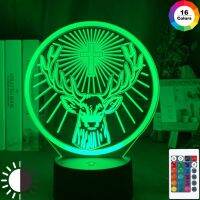 Lamp Jagermeister 16 Colors Changing Usb and Battery Powered Nightlight for Bar Table