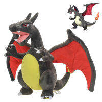 2022ใหม่24ซม. Shiny Charizard Plush ของเล่น Pokemon XY Fire Dragon อะนิเมะภาพยนตร์ Posket Monster ตุ๊กตาของเล่นเด็กวันเกิด Gift