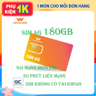 Sim 4G vietnamobile 180GB trọn đời không có tài khoản thumbnail