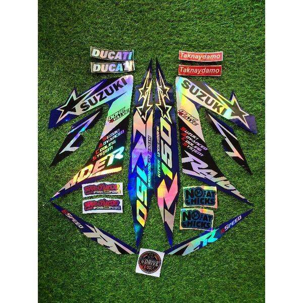 sticker motorcycle design SUZUKI RAIDER 150 REBORN ( HOLOGRAM ...