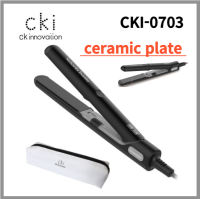 เครื่องยืดครีมบำรุงผมที่หนีบผมขนาดเล็กแบบพกพาสำหรับ CKI-0703 + แผ่นเซรามิคแบบพกพาชุดกระเป๋าสตางค์พิเศษขนาดกะทัดรัด