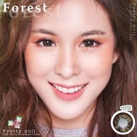 (COD) คอนแทคเลนส์ Contactlens สายธรรมชาติ. รุ่น Forest สายตา+ปกติ Prettydoll 0.00 ถึง - 6.00 เลนส์นิ่มใส่สบายตา แถมตลับ