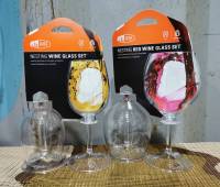 GSI Nesting Wine Glass Set, Red Wine Glass Set ชุดแก้วไวน์ น้ำหนักเบา ถอดชิ้นได้ พกพาสะดวก (2 ใบ/ชุด) by Jeep Camping