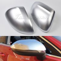 2pcs Silver Matte Side Mirror Covers Fit For Volkswagen VW Passat B8 CC 2015 2016 2017 2018 2019 Side Wing Mirror Covers Caps