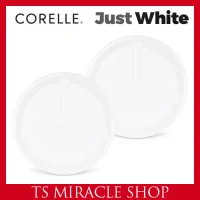 CORELLE ชุดจานกลม/ภาชนะใส่อาหาร2P ชุดเล็ก3จานแบ่งช่องสีขาวแบบเกาหลี