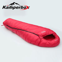 Kamper ถุงนอนฤดูหนาวถุงนอนเบาอุปกรณ์ CW1100ล้างทำความสะอาดได้