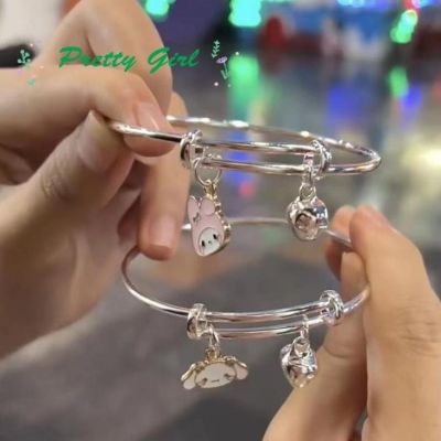 เวอร์ชั่นเกาหลีของระฆัง Ins ซอกออกแบบสร้อยข้อมือระฆังปรับสร้อยข้อมือแสงเครื่องประดับหรูหรา Pretty Girl Jewelry