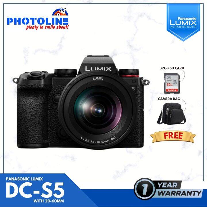 Panasonic Lumix S5 Mirrorless Camera with 2060mm Lens Lazada PH