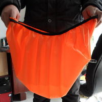 กระเป๋าเป้สะพายหลัง Rain Cover Outdoor Mountaineering Bag ผ้าคลุมกันน้ำแบบพกพา Backpack Cover Orange