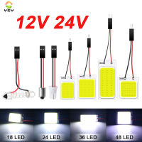 12V 24V Festoon LED COB สัญญาณหลอดไฟ 31 มม.36 มม.39 มม.41 มม.C5W 168 รถอ่านภายในไฟ T10 BA9S โดมโคมไฟป้ายทะเบียน-gcbfxbfgfznfxnn