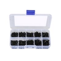 500Pcs/Set M2 M2.5 M3 KM Screw Flat Head Phillips Screws Laptop Notebook Screws Set Kit For Computer Small Screw Nails Screws  Fasteners