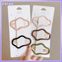 PERPE 3/5PCS เรซิน คลิปกลวงรูปก้อนเมฆ แบบพกพาได้ โลหะสำหรับตกแต่ง เครื่องประดับผมวินเทจ น่ารักน่ารักๆ คลิปผมด้านข้าง สาวๆ