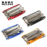 【cw】 Color Aluminum Alloy Combination Tool Mountain Bike Repair Repair Tool Belt Chain-Cutting Device Repair Kit ！