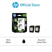 HP 680 Black Ink Cartridge 2-Pack DeskJet 2675 / 2676 / 2677 / 3786 / 5076 / 5275 / 5276 #หมึกปริ้นเตอร์  #หมึกเครื่องปริ้น hp #หมึกปริ้น   #หมึกสี #ตลับหมึก