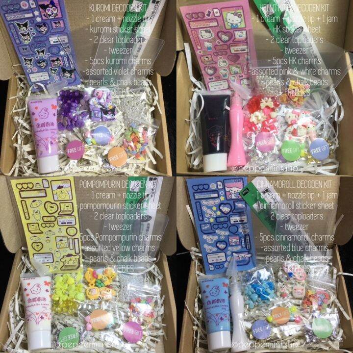 Decoden Kit DIY Decoden Toploader Hair clips (Sanrio)♪ Lazada PH