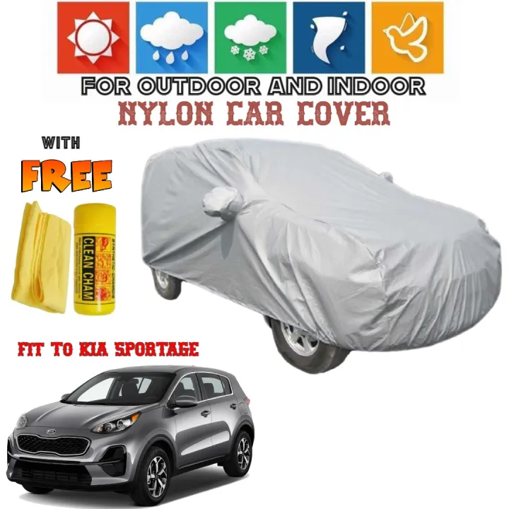 KIA SPORTAGE CAR COVER Waterproof Lightweight Nylon Car Cover with free