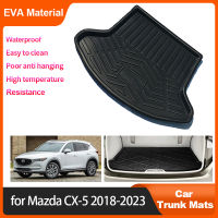 รถ Trunk Mat สำหรับ Mazda CX-5 CX5 CX 5 2023 2022 2021 2020 2019 2018 Auto ด้านหลัง Cargo Liner Protector Pad กันน้ำ EVA วัสดุ