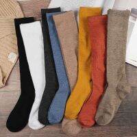 【CC】♂♕✲  Elastic Warm Student Ladies Cotton Knee Socks Stockings Calf Hosiery